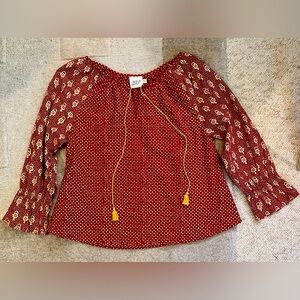 Mata Traders Bohemian Blouse Size XS